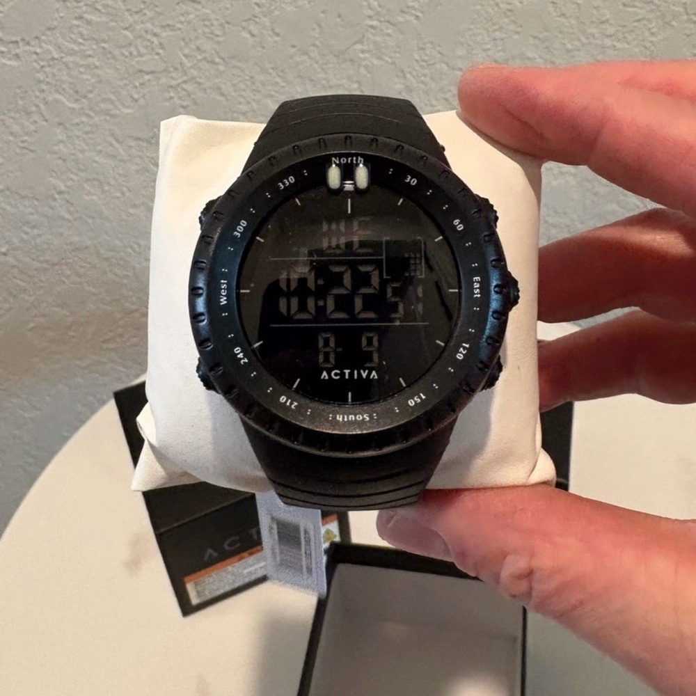 Activa Odyssey X Invicta Men's Black Digital Watch - 53mm. NWT